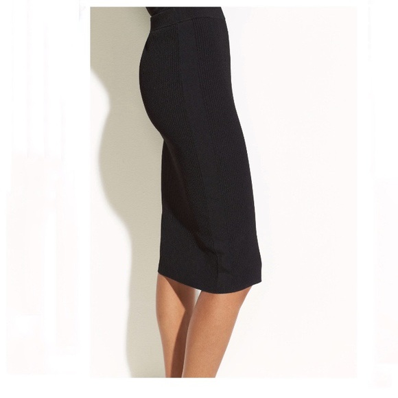 Vince knee length ribbed skirt - Picture 8 of 9